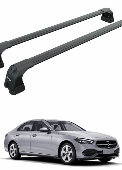 Mercedes C Sedan W206 2022-2025 Portbagaj Taşıyıcı Ara Atkı Aparatı Paw Pro 3 Siyah