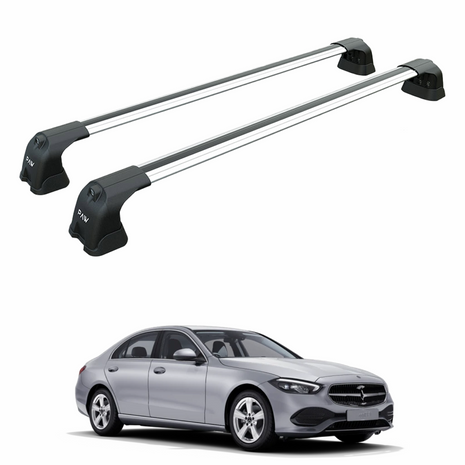 Mercedes C Sedan W206 2022-2025 Portbagaj Taşıyıcı Ara Atkı Aparatı Paw Pro 3 Gri