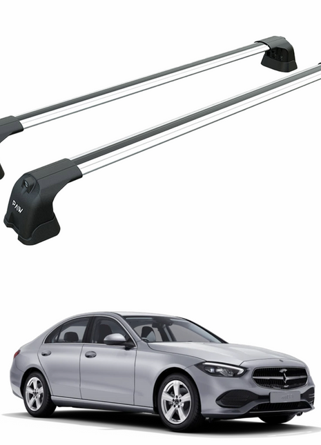 Mercedes C Sedan W206 2022-2025 Portbagaj Taşıyıcı Ara Atkı Aparatı Paw Pro 3 Gri