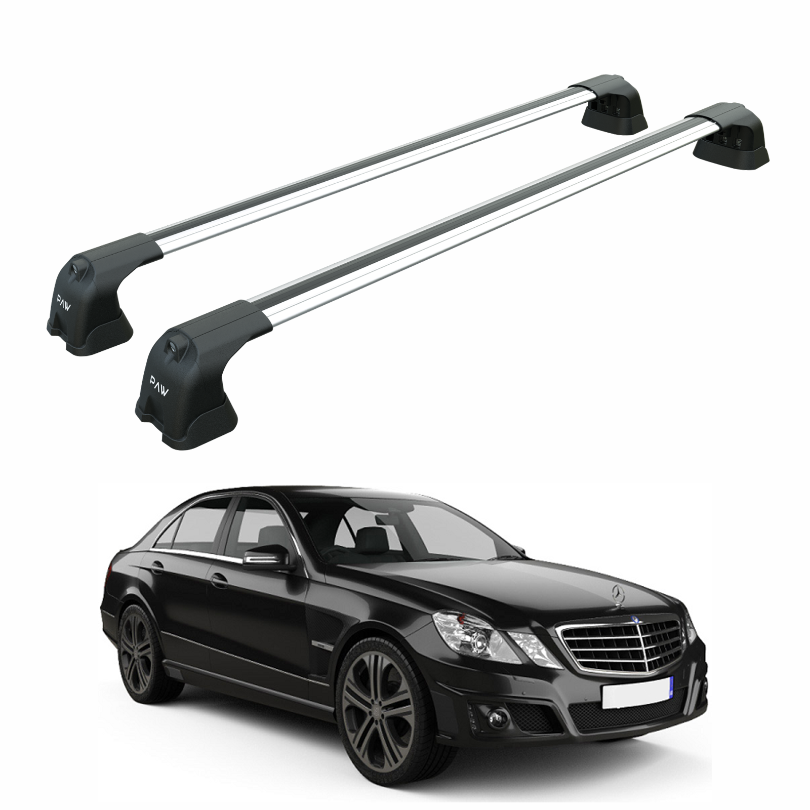 Mercedes E Sedan W212 2009-2013 Portbagaj Taşıyıcı Ara Atkı Aparatı Paw Pro 3 Gri