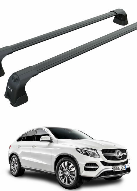 Mercedes Gle Coupe C292 2015-2018 Portbagaj Taşıyıcı Ara Atkı Aparatı Paw Pro 3 Siyah