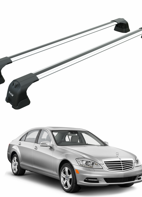Mercedes S-Class W221 2005-2013 Portbagaj Taşıyıcı Ara Atkı Aparatı Paw Pro 3 Gri