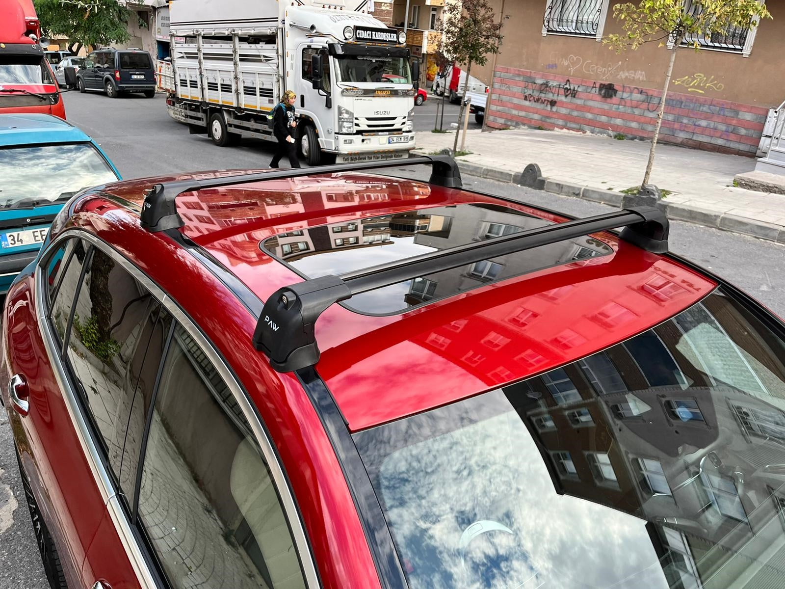 Mercedes Benz Eqc (N293) 2019-2025 Portbagaj Taşıyıcı Ara Atkı Aparatı Paw Pro 3 Siyah