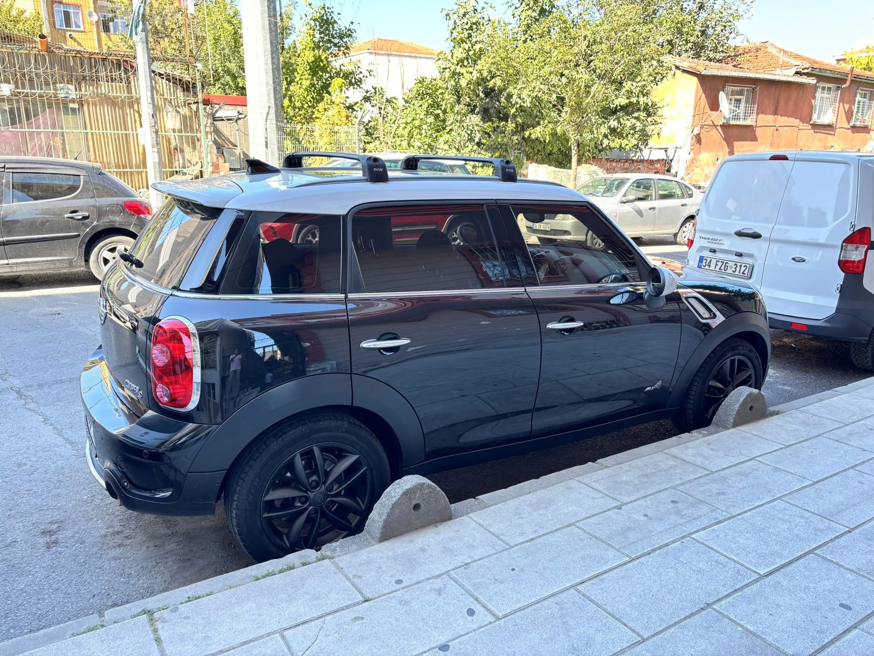 Mini Countryman R60 2010-2016 Portbagaj Taşıyıcı Ara Atkisi - Ara Çubuk Paw Pro 2 Siyah