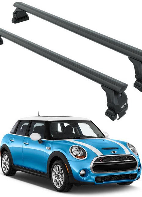 Mini Cooper F55 2014-2022 Oluksuz Üst Tavan Portbagaj Taşıyıcı Ara Atkısı Toros Serisi Pro 4 Siyah