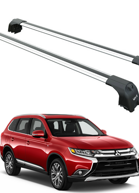 Mitsubishi Outlander 2013-2021 Portbagaj Taşıyıcı Ara Atkisi - Ara Çubuk Paw Pro 2 Gri