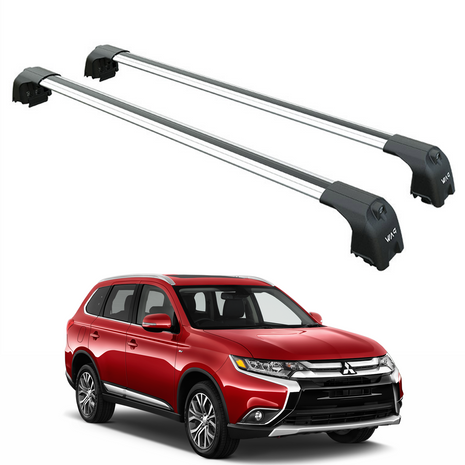 Mitsubishi Outlander 2013-2021 Portbagaj Taşıyıcı Ara Atkisi - Ara Çubuk Paw Pro 2 Gri