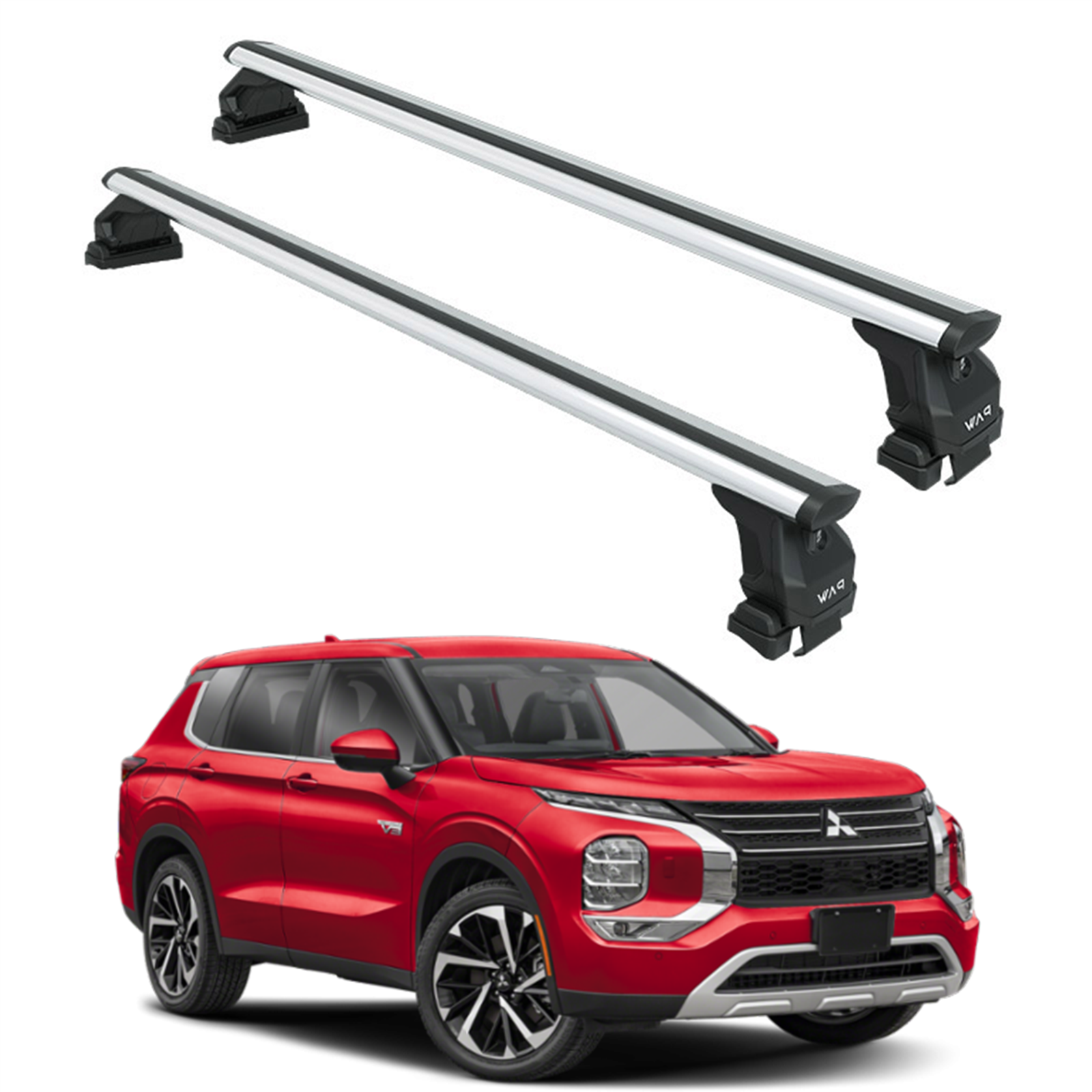 Mitsubishi Outlander 2022-2025 Oluksuz Üst Tavan Portbagaj Taşıyıcı Ara Atkısı Toros Serisi Pro 4 Gri