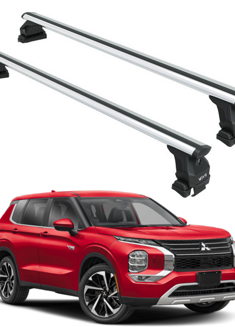 Mitsubishi Outlander 2022-2025 Oluksuz Üst Tavan Portbagaj Taşıyıcı Ara Atkısı Toros Serisi Pro 4 Gri