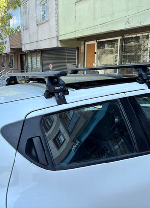 Nissan Juke F15 2011-2019 Oluksuz Üst Tavan Portbagaj Taşıyıcı Ara Atkısı Toros Serisi Pro 4 Siyah