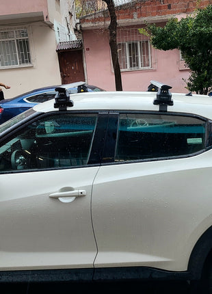 Nissan Juke 2020-2025 Oluksuz Üst Tavan Portbagaj Taşıyıcı Ara Atkısı Toros Serisi Pro 4 Siyah