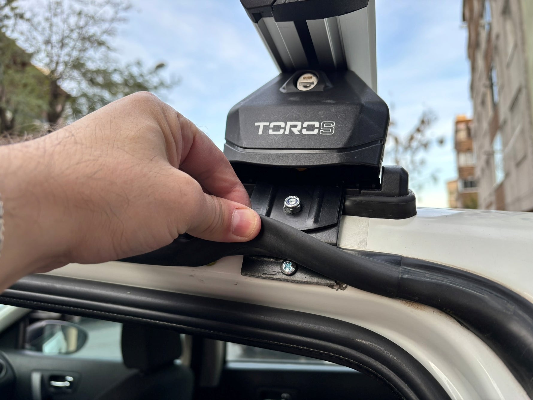 Nissan Qashqai J10 (2006-2013) Tavan Portbagaj Taşıyıcı Ara Atkısı, Toros Pro 4, Gri