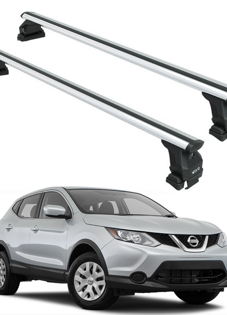 Nissan Qashqai J11 2013-2021 Oluksuz Üst Tavan Portbagaj Taşıyıcı Ara Atkısı Toros Serisi Pro 4 Gri