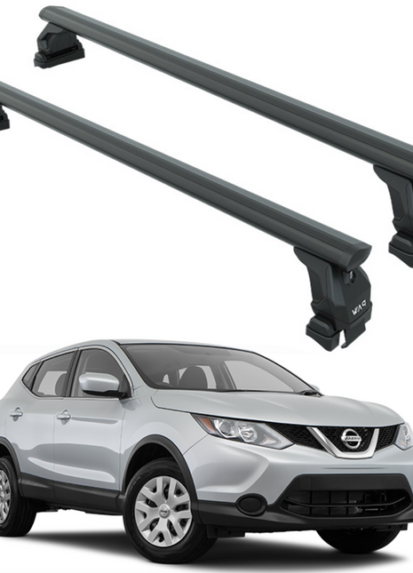 Nissan Qashqai J11 2013-2021 Oluksuz Üst Tavan Portbagaj Taşıyıcı Ara Atkısı Toros Serisi Pro 4 Siyah
