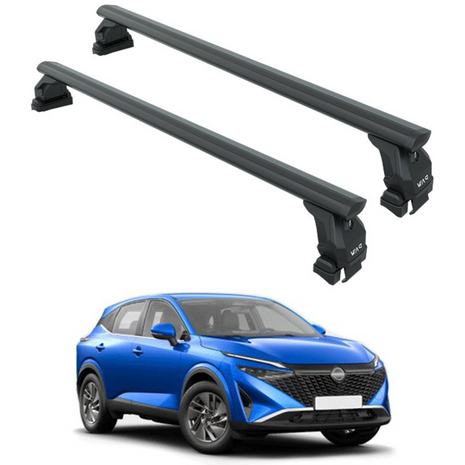 For Nissan Qashqai J12 2022-2025 Oluksuz Üst Tavan Portbagaj Taşıyıcı Ara Atkısı Toros Serisi Pro 4 Siyah