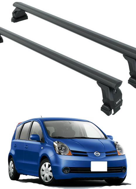 Nissan Note E11 2004-2013 Oluksuz Üst Tavan Portbagaj Taşıyıcı Ara Atkısı Toros Serisi Pro 4 Siyah