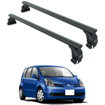 Nissan Note E11 2004-2013 Oluksuz Üst Tavan Portbagaj Taşıyıcı Ara Atkısı Toros Serisi Pro 4 Siyah