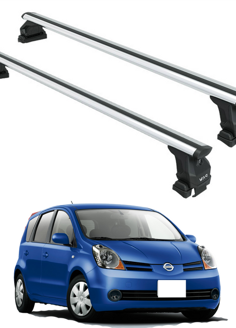 Nissan Note E11 2004-2013 Oluksuz Üst Tavan Portbagaj Taşıyıcı Ara Atkısı Toros Serisi Pro 4 Gri