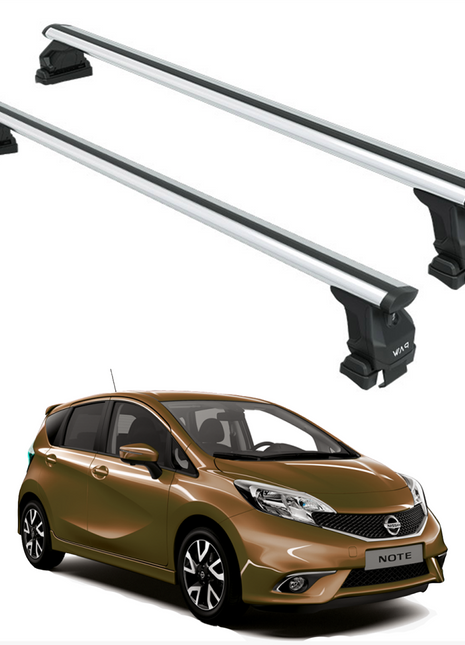 Nissan Note E12 2014-2020 Oluksuz Üst Tavan Portbagaj Taşıyıcı Ara Atkısı Toros Serisi Pro 4 Gri