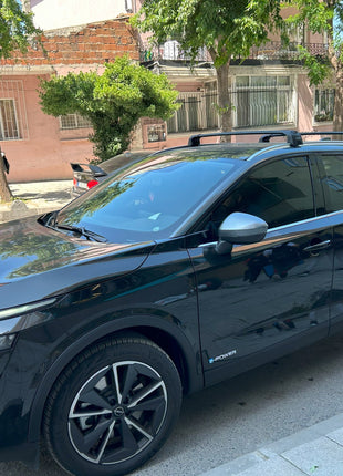 Nissan Qashqai J12 2021-2025 Roof Rack Cross Bars | Flush Rail, Siyah