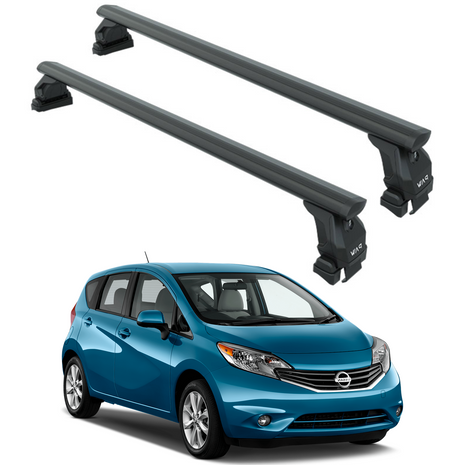 Nissan Versa Hb 2014-2019 Oluksuz Üst Tavan Portbagaj Taşıyıcı Ara Atkısı Toros Serisi Pro 4 Siyah
