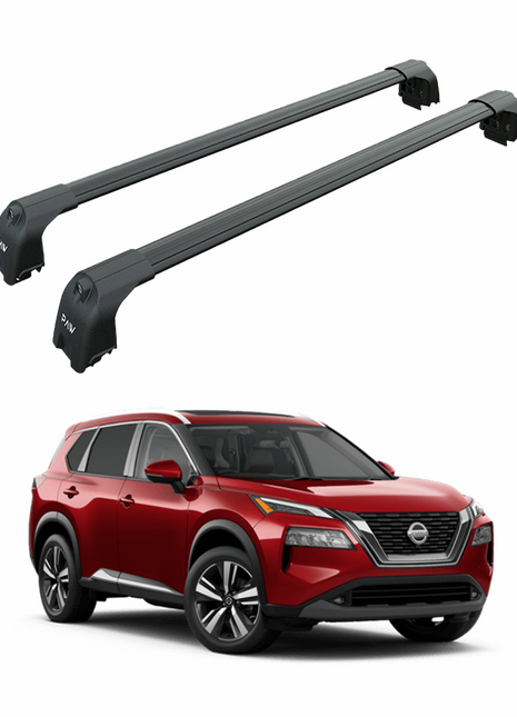 Nissan X-Trail T33 ile Uyumlu Portbagaj Taşıyıcı – Paw Pro 2 Alüminyum Tavan Çubuğu Siyah