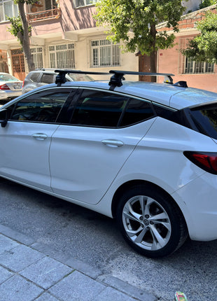 Opel Astra K 2015-2021 Oluksuz Üst Tavan Portbagaj Taşıyıcı Ara Atkısı Toros Serisi Pro 4 Gri