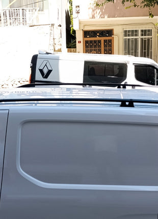 Citroen Berlingo Uzun Şase (2018-2025) Alüminyum Tavan Rayları, Plus Serisi - Gri