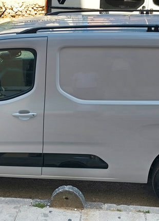 Citroen Berlingo Uzun Şase (2018-2025) Alüminyum Tavan Rayları, Plus Serisi - Gri