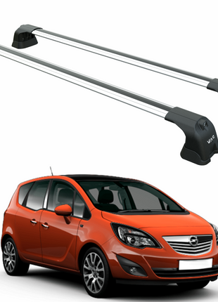 Opel Meriva B 2014-2018 Portbagaj Taşıyıcı Ara Atkı Aparatı Paw Pro 3 Gri