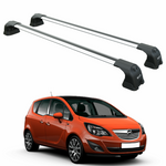 Opel Meriva B 2014-2018 Portbagaj Taşıyıcı Ara Atkı Aparatı Paw Pro 3 Gri