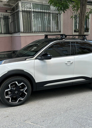 Opel Mokka 2021-2025 Oluksuz Üst Tavan Portbagaj Taşıyıcı Ara Atkısı Paw Serisi Pro 4 Siyah