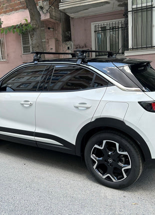 Opel Mokka 2021-2025 Oluksuz Üst Tavan Portbagaj Taşıyıcı Ara Atkısı Paw Serisi Pro 4 Siyah