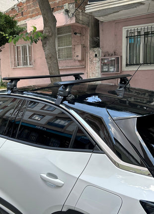 Opel Mokka 2021-2025 Oluksuz Üst Tavan Portbagaj Taşıyıcı Ara Atkısı Paw Serisi Pro 4 Siyah