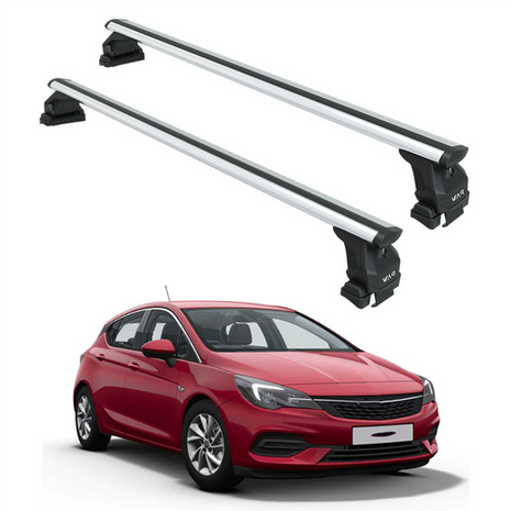 Opel Astra K 2015-2021 Oluksuz Üst Tavan Portbagaj Taşıyıcı Ara Atkısı Toros Serisi Pro 4 Gri