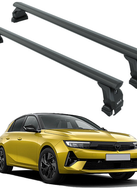 Opel Astra L 2021-2025 Oluksuz Üst Tavan Portbagaj Taşıyıcı Ara Atkısı Toros Serisi Pro 4 Siyah