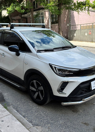 Opel Crossland 2019-2025 Oluksuz Üst Tavan Portbagaj Taşıyıcı Ara Atkısı Toros Serisi Pro 4 Gri