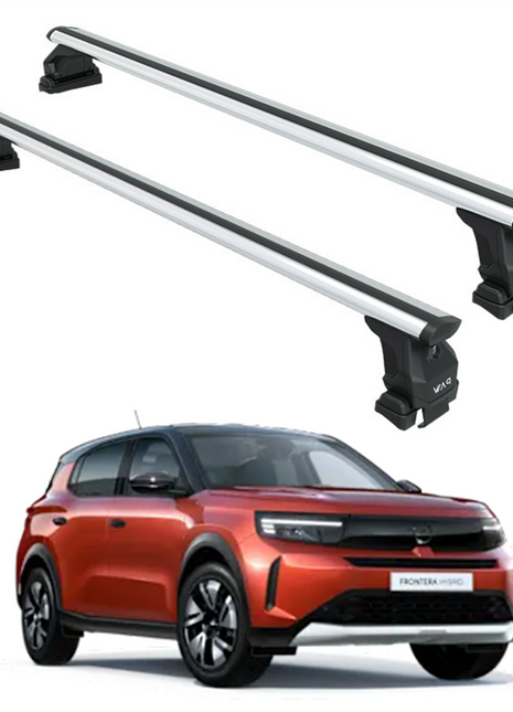 Opel Frontera 2024-2025 Oluksuz Üst Tavan Portbagaj Taşıyıcı Ara Atkısı Toros Serisi Pro 4 Gri