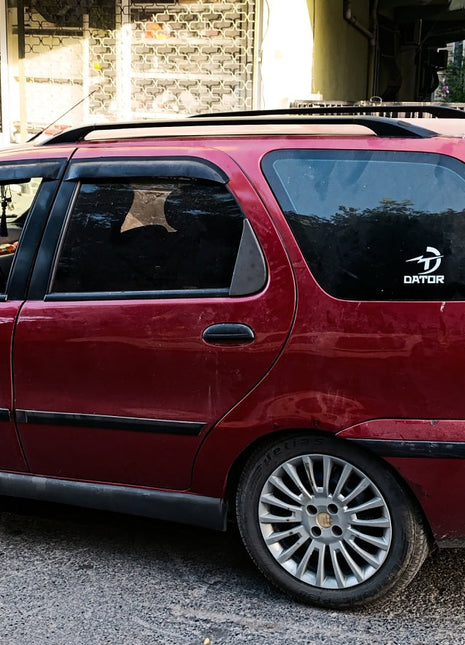 Fiat Palio Weekend 1997-2000 Araç Üstü Alüminyum Tavan Yan Rayları Plus Serisi - Gri