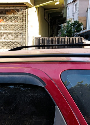 Fiat Palio Weekend 1997-2000 Araç Üstü Alüminyum Tavan Yan Rayları Plus Serisi - Gri