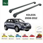Renault Koleos 2008-2012 Oluksuz Üst Tavan Portbagaj Taşıyıcı Ara Atkısı Toros Serisi Pro 4 Siyah