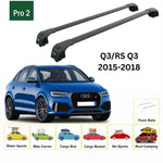 Audi Q3/Rs Q3 8U 2015-2018 Portbagaj Taşıyıcı Ara Atkisi - Ara Çubuk Paw Pro 2 Siyah