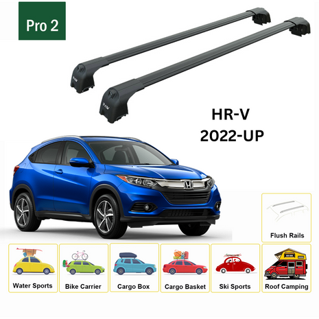 Honda Hr-V 2022-2025 Portbagaj Taşıyıcı Ara Atkisi - Ara Çubuk Paw Pro 2 Siyah