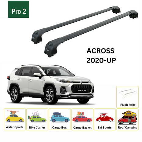 Suzuki Across 2020-2025 Portbagaj Taşıyıcı Ara Atkisi - Ara Çubuk Paw Pro 2 Siyah