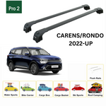 Kia Carens Rondo 2022-2025 Portbagaj Taşıyıcı Ara Atkisi - Ara Çubuk Paw Pro 2 Siyah