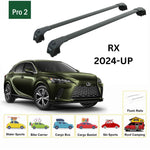 Lexus Rx 2022-2025 Portbagaj Taşıyıcı Ara Atkisi - Ara Çubuk Paw Pro 2 Fix Siyah