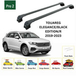 Volkswagen Touareg 2019-2023 Portbagaj Taşıyıcı Ara Atkisi - Ara Çubuk Paw Pro 2 Siyah