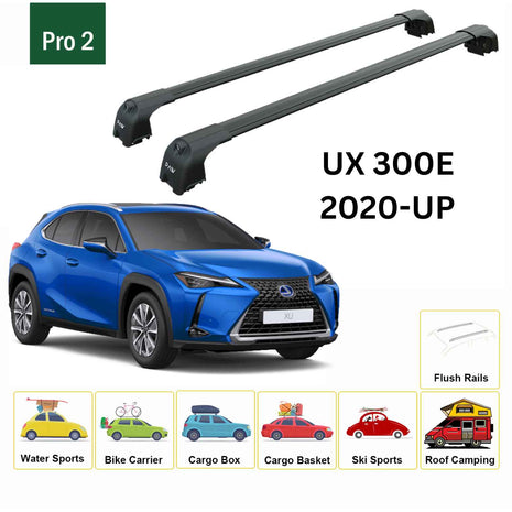 Lexus Ux 350E 2020-2025 Portbagaj Taşıyıcı Ara Atkisi - Ara Çubuk Paw Pro 2 Pro 2 Siyah