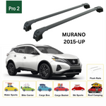 Nissan Murano 2015-2024 Portbagaj Taşıyıcı Ara Atkisi - Ara Çubuk Paw Pro 2 Siyah