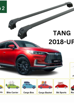 Byd Tang 2018-2024 Portbagaj Taşıyıcı Ara Atkisi - Ara Çubuk Paw Pro 2 Siyah